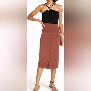 NWOT Dion Lee Popper Button Higj Waisted Skirt